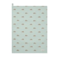 Hedgehogs Blue Tea Towel Hedgehogs Blue Tea Towel